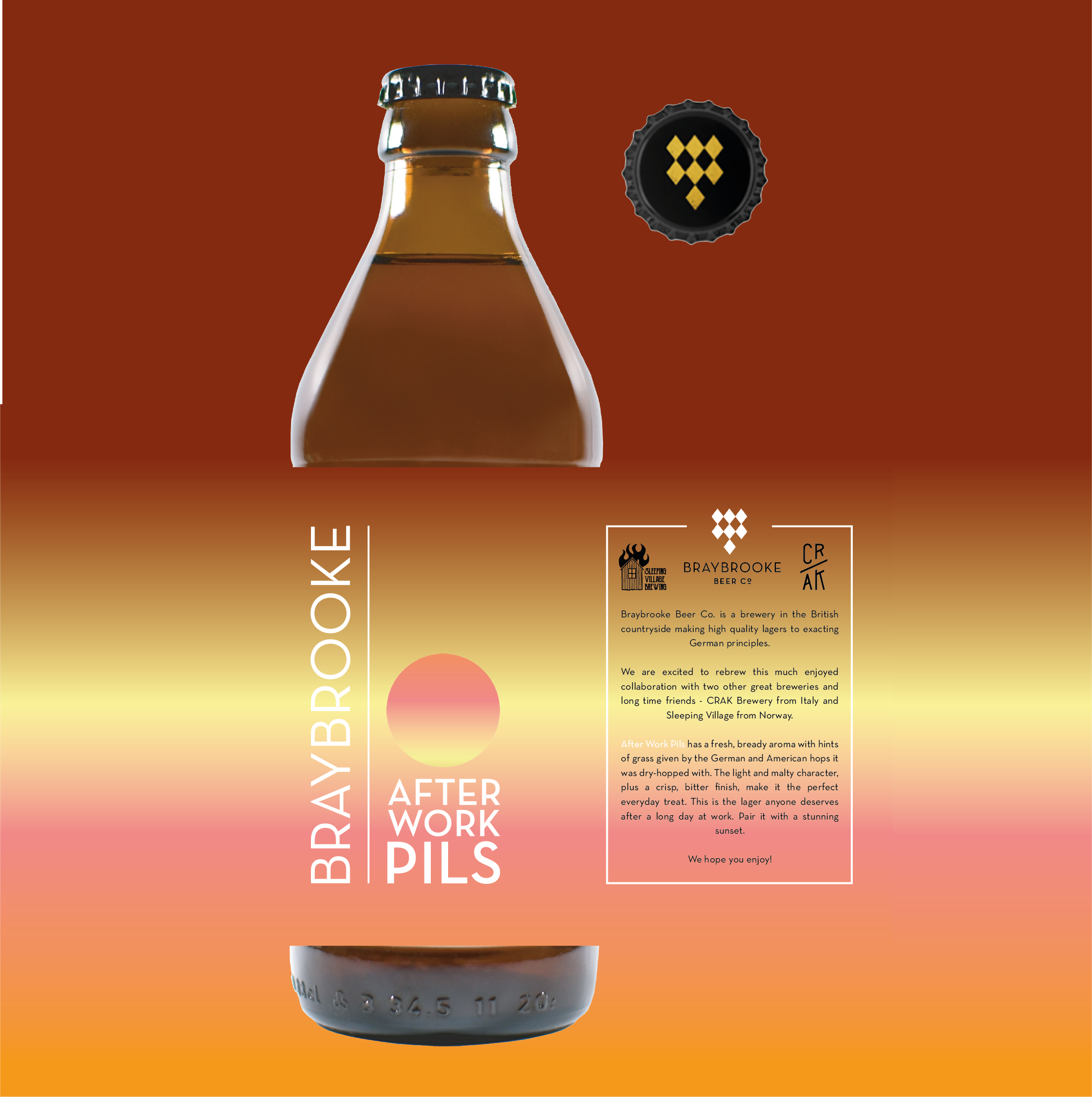 After Work Pils Cr/ak & Sleeping Village Collab